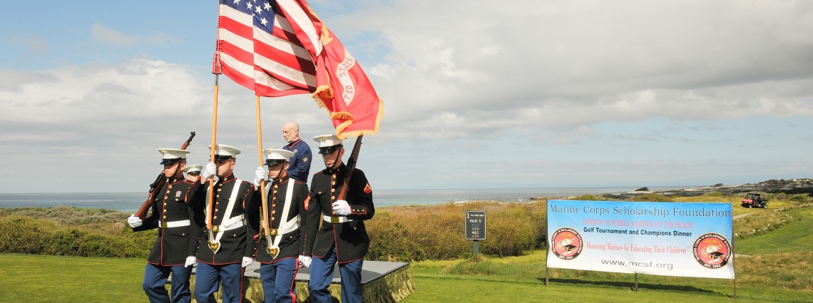 Marine Corps Scholarship Foundation. Patriots at Pebble, Marines Hit the Beach